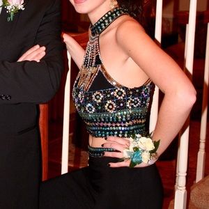 Two Piece Prom Dress